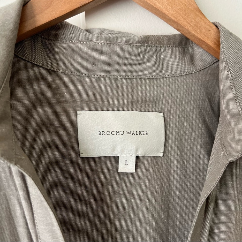 Brochu Walker The Havana Dress In Terra Brown Tiered Midi Dress Large $348 - Picture 9 of 13